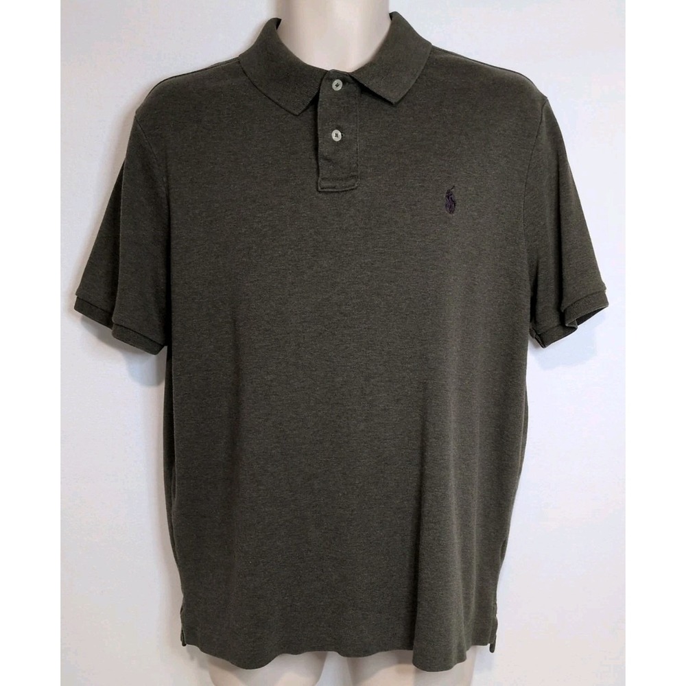 Ralph Lauren Men's Polo Shirt Size Large Olive Green